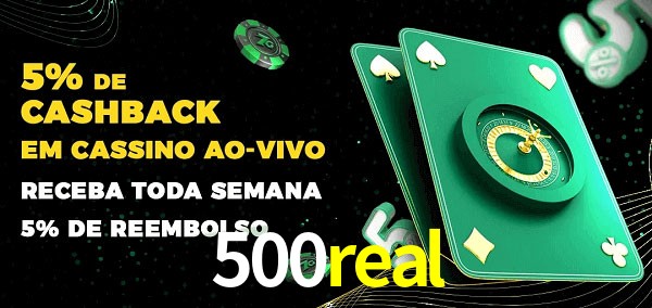 Promoções do cassino ao Vivo 500real
